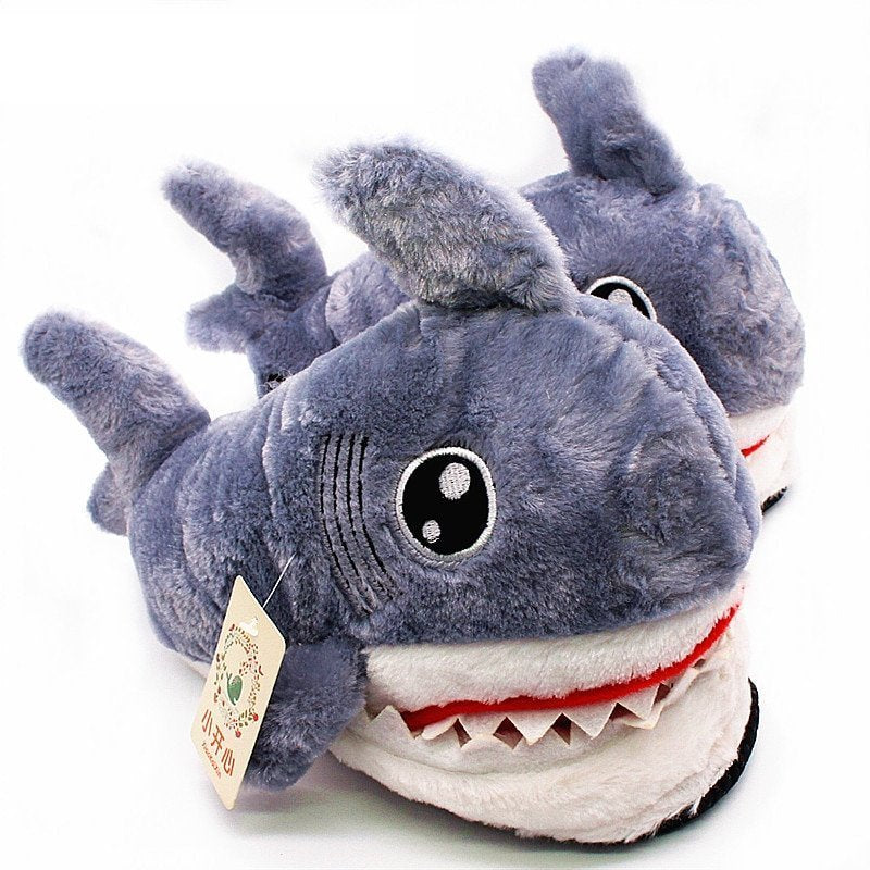 Shark Furry Slippers