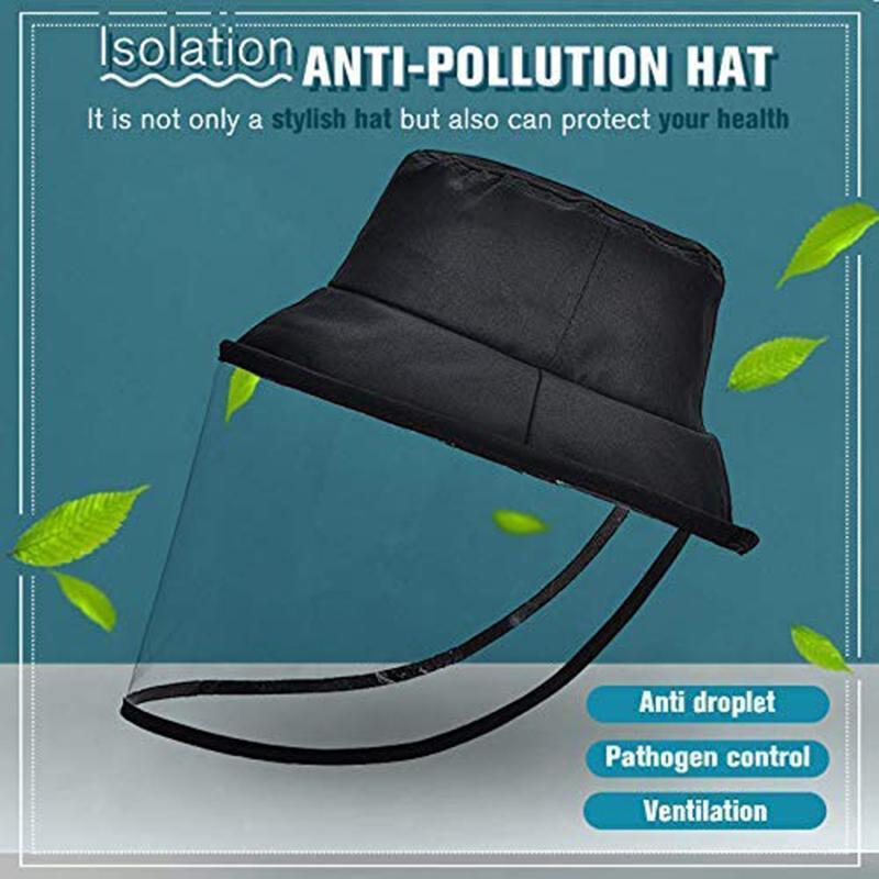 NEW HD Transparent Shield Hat - Reusable: Wind-proof, dust-proof