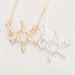 itsgenie.com-Caffeine Molecule Necklace-Caffeine Molecule Necklace - planetshopper.net