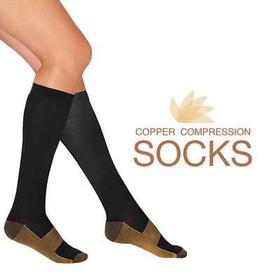 Vanityplex.com-CopperMed Compression Socks - Support Stockings ~ Reduce Swelling!-CopperMed Compression Socks - Support Stockings ~ Reduce Swelling!