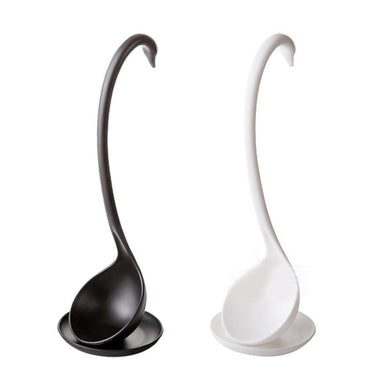 Nessie Soup Ladle Black White 11 Inches Home & Kitchen SmartGear Factory