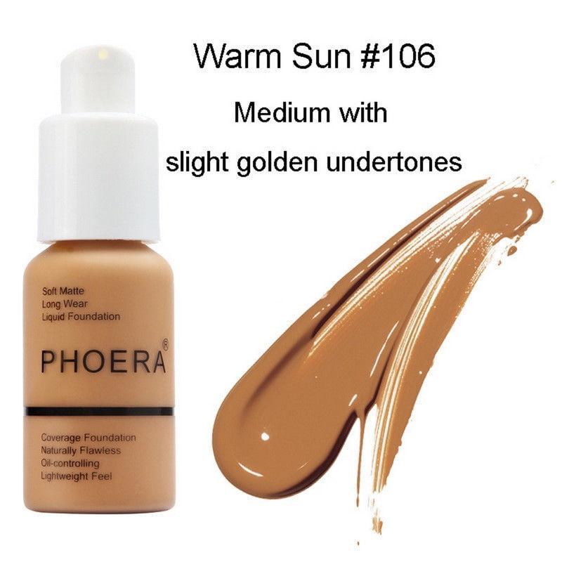 VANITY PLEX-PHOERA Soft Matte Full Coverage Liquid Foundation-PHOERA Soft Matte Full Coverage Liquid Foundation