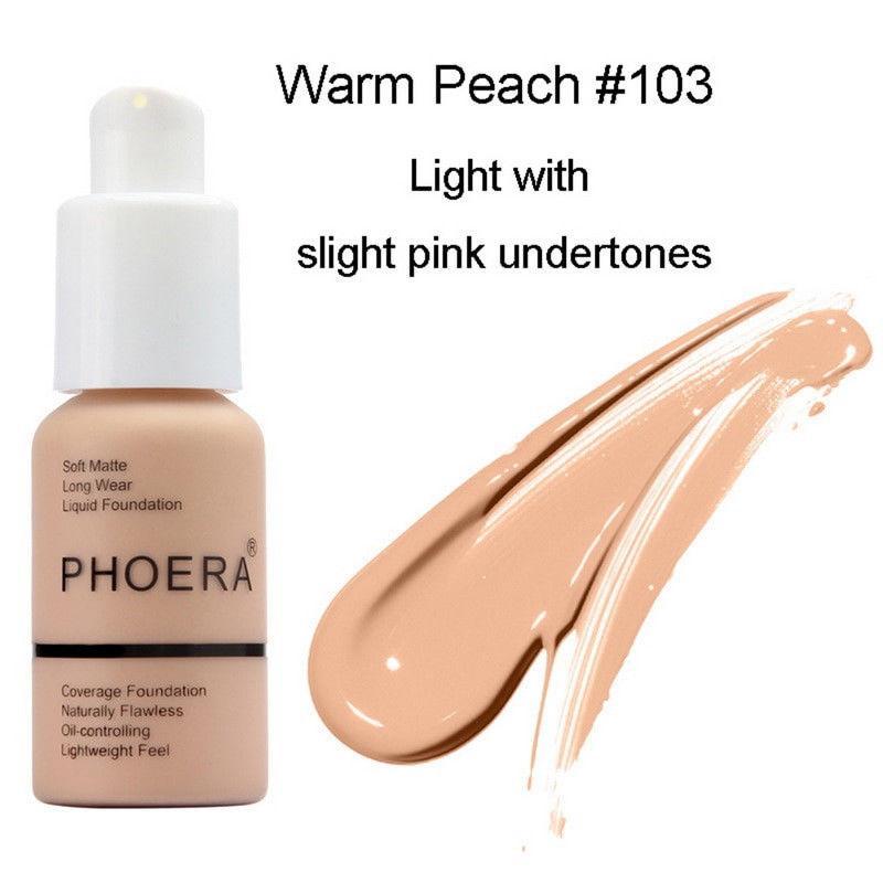 VANITY PLEX-PHOERA Soft Matte Full Coverage Liquid Foundation-PHOERA Soft Matte Full Coverage Liquid Foundation